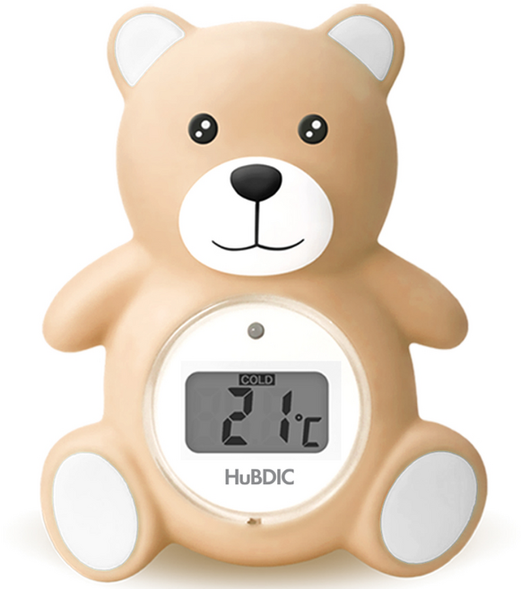 휴비딕 디지털 탕온도계 꼬마곰 HBT-1, 베이지
