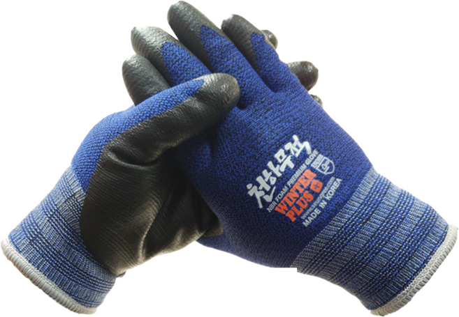 천하무적 윈터플러스 장갑 B급(색상랜덤), B급 윈터 플러스 장갑 블루 M, 10개