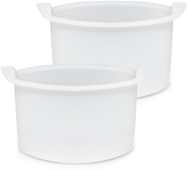 보관 및 재사용이 편리한 왁스 실리콘 용기 소피아워머기, 2개