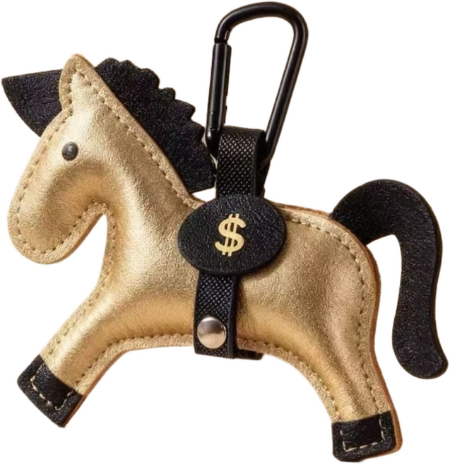 행운의 기운을 부르는 병오년 말키링, 골드, 1개