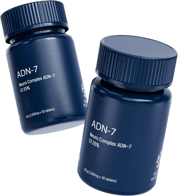 ADN-7 뉴로복합물 키즈 어린이 뇌 영양제 집중력 갈랑갈 추출물 두뇌 공부, 1개, 30정