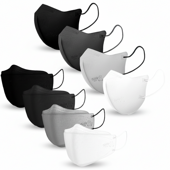 [A3마스크] 숨쉬기 편한 얼큰이마스크 새부리형 특대형 블랙 100매 (한정판매/국내생산/무료배송/533)