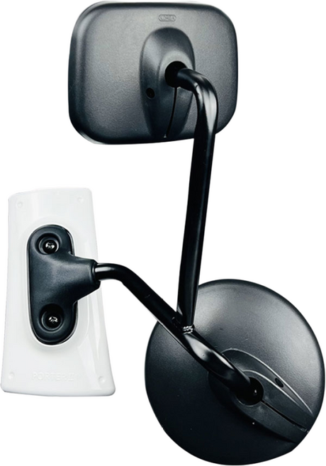 포터2 2in1 접착식 사이드미러 + 범퍼미러 광각보조미러 앞범퍼 1톤 화물차 앞거울, 2in1 사이드범퍼미러, 현대 포터2 ( 백색 ), 1개