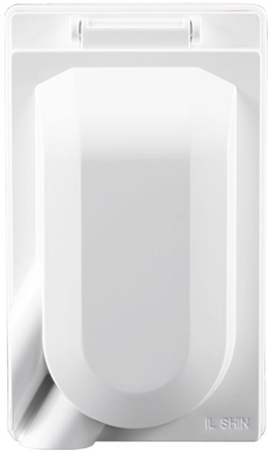 스마일굿 방우형 2구콘센트 전기콘센트 방우 2구 콘샌트, 1개