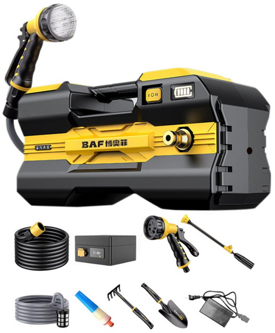 독일기술 양수기 농업용 배터리 걱정없는 전기 충전식 소형 워터 펌프 4180W 풀세트 호스릴대 증정, 1세트, 10M, 본품 + 배터리1개