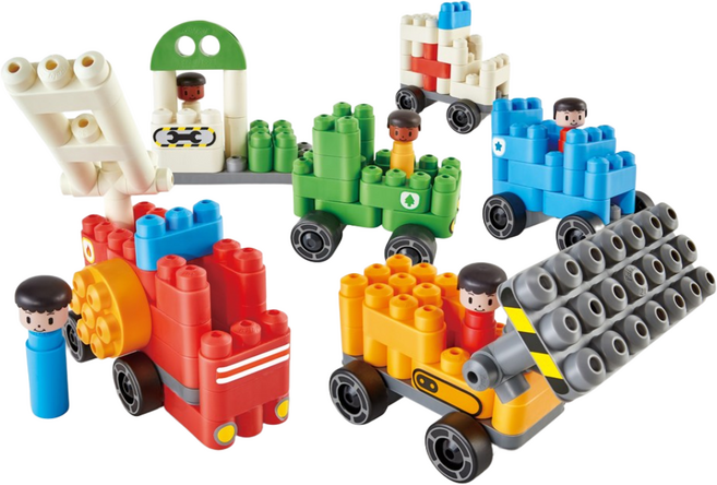 폴리엠 자동차 5종 City Vehicles 760024, 1개