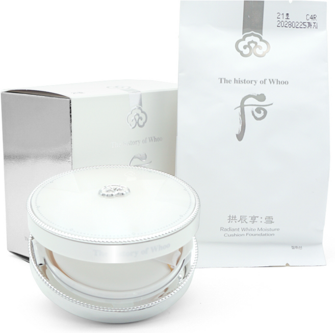 더 후 공진향설 미백 수분광 쿠션 23호 /본품13g+리필13g, 21호, 1개