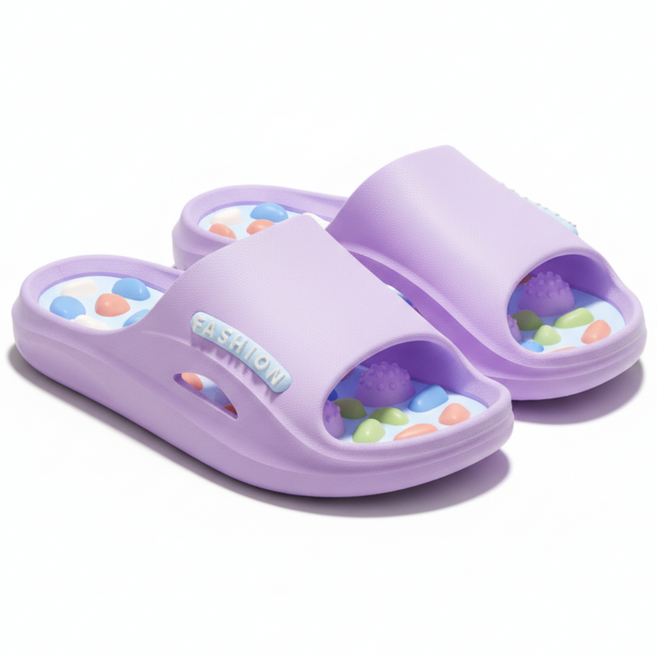 생활양식 몽돌핏 발피로 싹 지압 슬리퍼