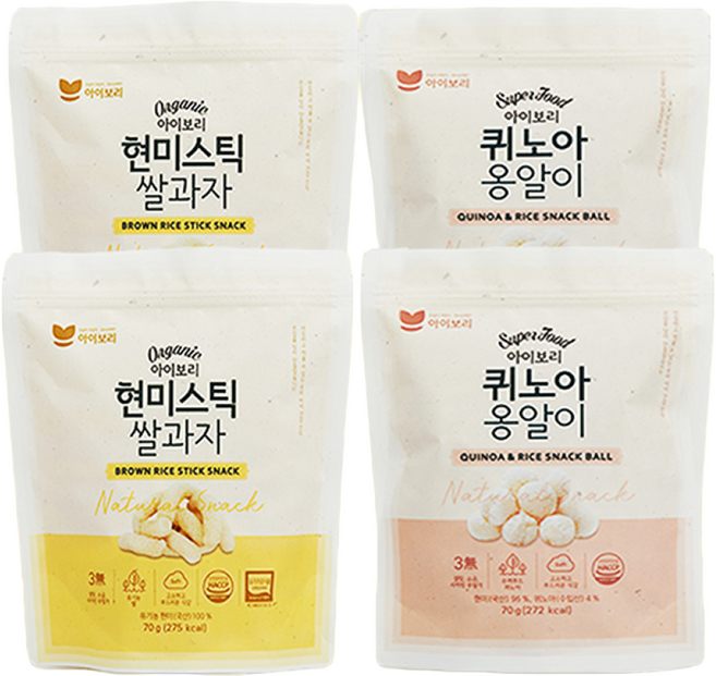 아이보리 현미스틱2 + 퀴노아옹알이2세트, 1개