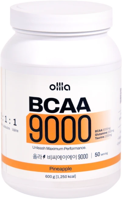 올라 BCAA 9000 파인애플(600g 50회분량), 1개, 600g - 쿠팡