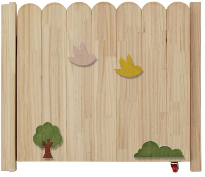 아이꿈 미송 울타리 안전문 버드