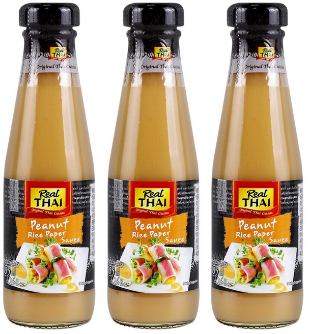 리얼타이 피넛 소스, 185ml, 3개