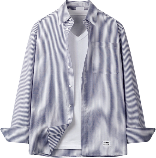 해리슨 남성용 오버핏 스트라이프 셔츠 JIM1129