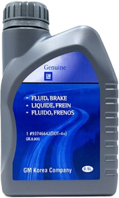 쉐보레 순정품 말리부 브레이크 오일 DOT4+ 0.5L, 1개
