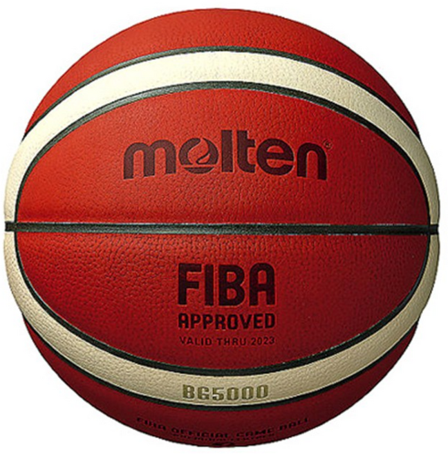 몰텐 KBL 프로농구 천연가죽 공인 농구공, BG5000, 1세트