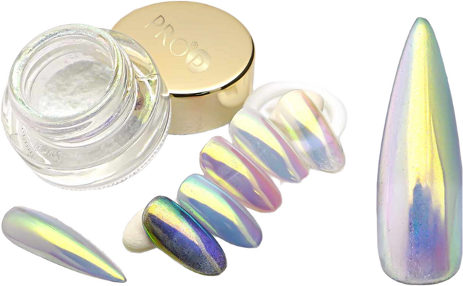 프로프네일 하이라이트 네일글리터 광택글로스 미러파우더, 1개, 골프장 잔디밭 노랑그린 빛 [3번 론 써니]