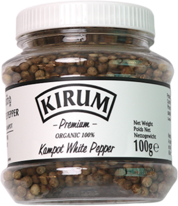 Kirum 키럼 캄보디아 캄폿 후추 화이트 페퍼 kampot white pepper 100g, 1개
