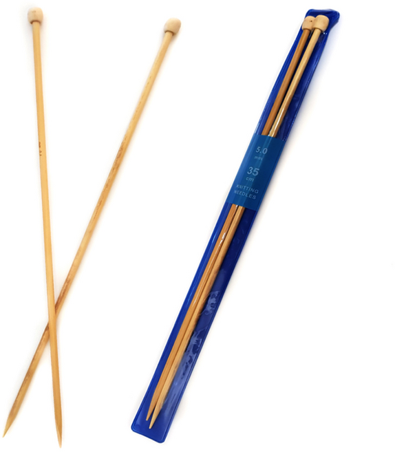 영운 대바늘 5mm 손뜨개 나무 바늘 털실바늘 수예바늘, 1개
