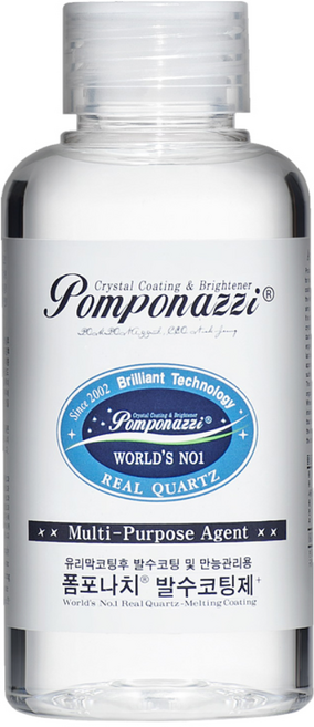 폼포나치 무기질 발수코팅제 100ml 유리 QD 물왁스 퀵디테일러 자동차광택제 코팅관리제, 1개