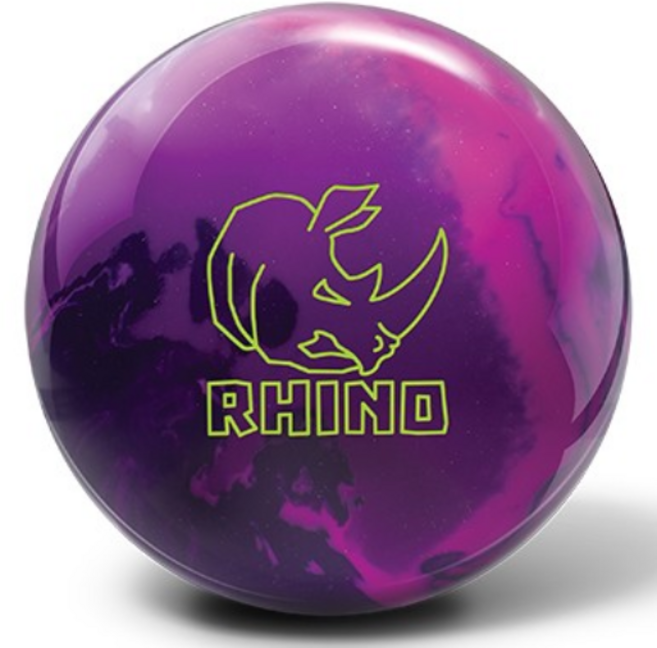 브런스윅 라이노 볼링공 (마젠타/퍼플/네이비) Rhino 소프트볼 훅볼, 1개