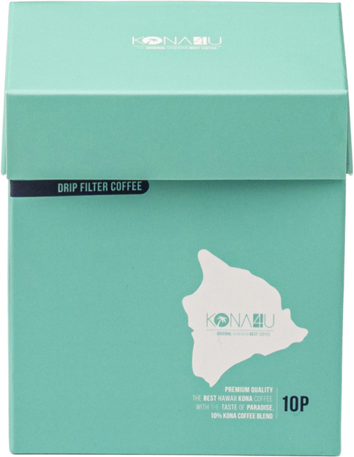 코나포유 세계3대커피 하와이 코나커피 드립백 티백 핸드드립 5종 카일루아 민트 10개입, 1개, 8.5g