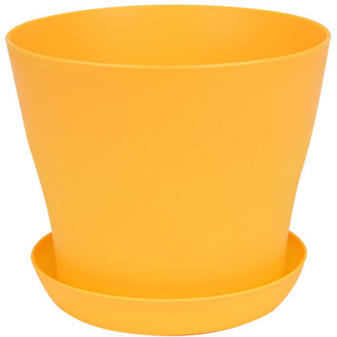 초승 8컬러 모던인테리어 화분 트레이 포함, 1개, 오렌지