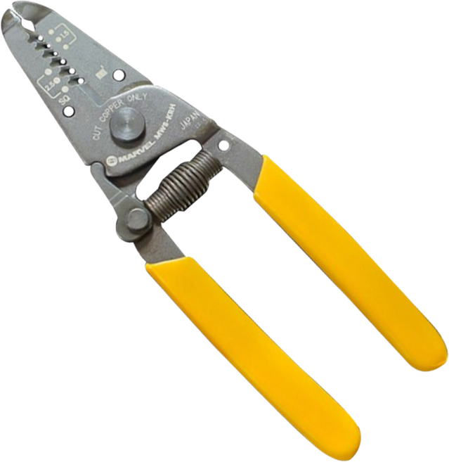 마벨 3선 스트리퍼 MWS-KRH 전선 탈피기 케이블 커터, 1개