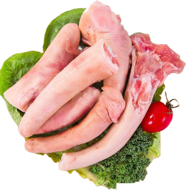 [대국맛짱] 국내산 한돈 [ 돼지꼬리 ] 돈꼬리 [일요일/당일발송], 2개, 1kg