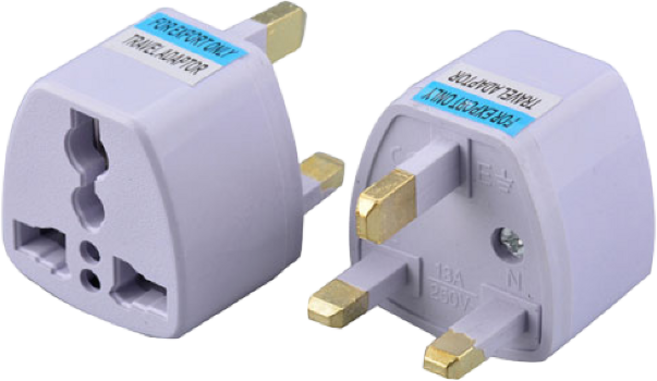 (1+1) 해외 여행용 변환 플러그 돼지코 해외용 220V 110V 어댑터 아답터 영국 홍콩 싱가포르 싱가폴 해외여행 JNHKR, 2개