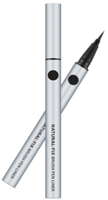 미샤 내추럴 픽스 브러쉬 펜 아이라이너 0.6g, 블랙, 1개