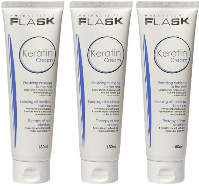 플라스크 케라틴 크림 180ml, 3개