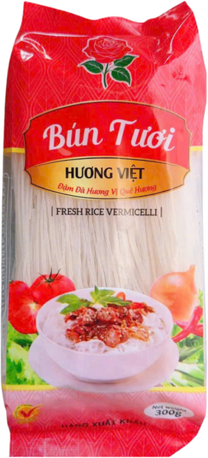 베트남 BUN TUOI HUONG VIET 프레쉬 라이스 버미셀리 300g 1.2mm, 10개