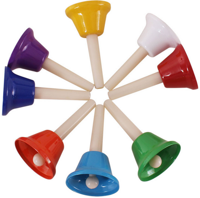 모가비 8음 핸드벨 세트 MOG-174, 1세트, 8색