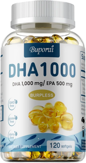 DHA 1000mg - 오메가-3 EAP 함유 - 면역 심장 및 관절 건강 지원, 1개, 60정 - 쿠팡