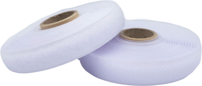 케이엘 국산 단면 재봉용벨크로 폭 1.5cm, 10세트, 흰색 암수 1미터씩