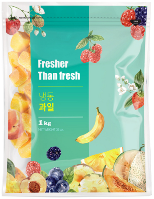 맥그로우앤마리 냉동 망고바나나, 1개, 2kg