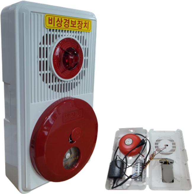 임시소방시설용 비상경보벨 속보세트용 경보벨 (pc재질) AC220V PLB-B타입, 1개