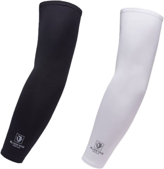 블랙야크 1+1 쿨토시 팔토시, 블랙+화이트, 2개