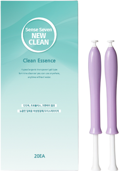 뉴클린 여성청결제/일회용 청결제, 20개, 2g