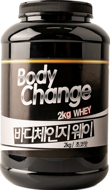 바디체인지웨이 2kg 단백질보충제 초코맛근육 헬스보충제 프로틴 남자 근육체중 파우더 살찌는 살찌우는 탄수화물 체중 근육 벌크업, 1개