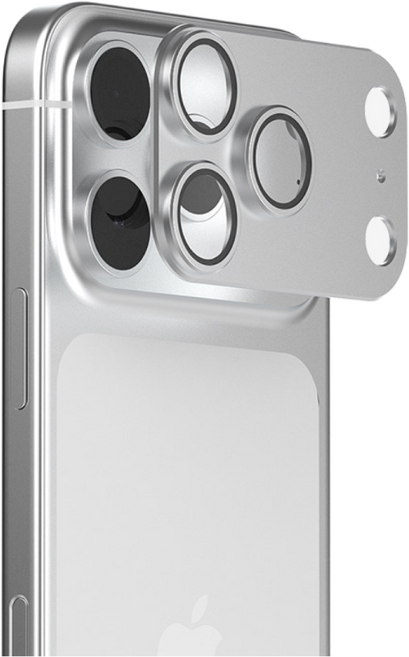 아이쉘 빛번짐 방지 메탈 카메라 보호 풀커버 강화유리 필름, 1개