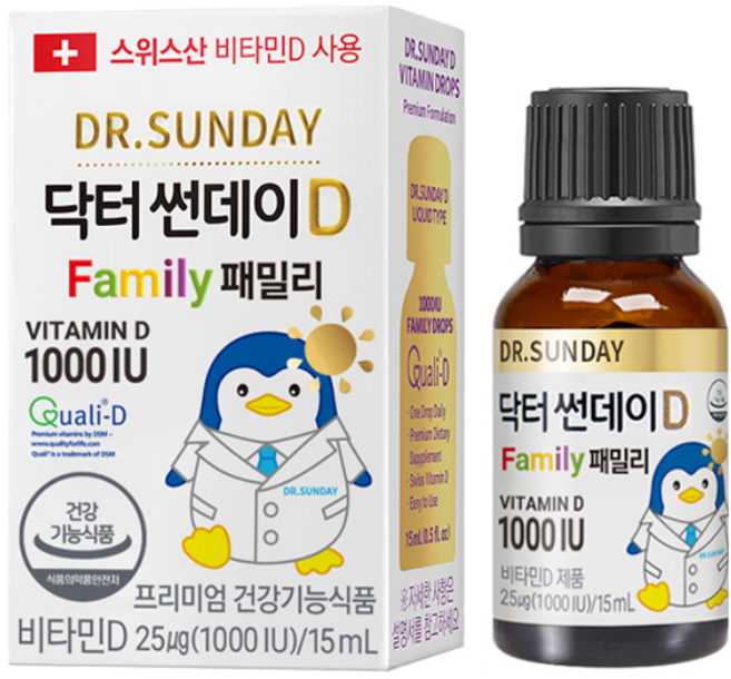 닥터썬데이D 패밀리, 15ml, 1개