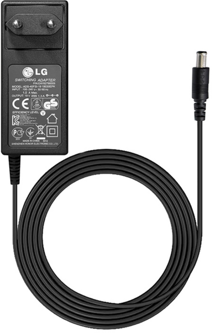 LG 25W 6.5 모니터 어댑터 일체형 EAY62768625 ADS-40FSG-19, 1개, 블랙