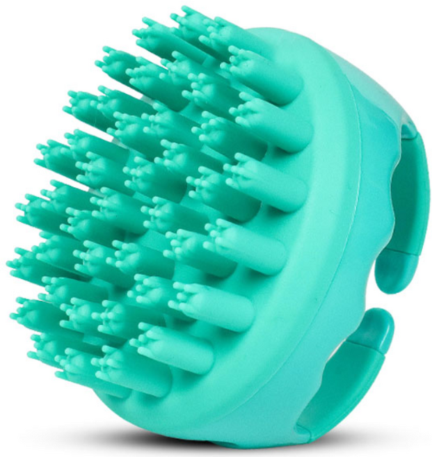 딩동펫 반려동물 라운드 샴푸 마사지 브러쉬 90 x 78 mm, 민트, 1개