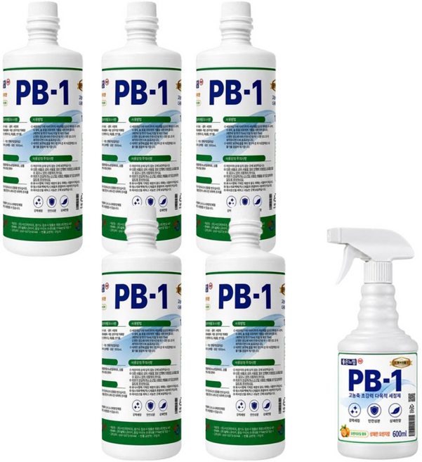 좋은느낌 PB-1 다목적세정제 고농축 초강력 오렌지향, 1개, 5.6L
