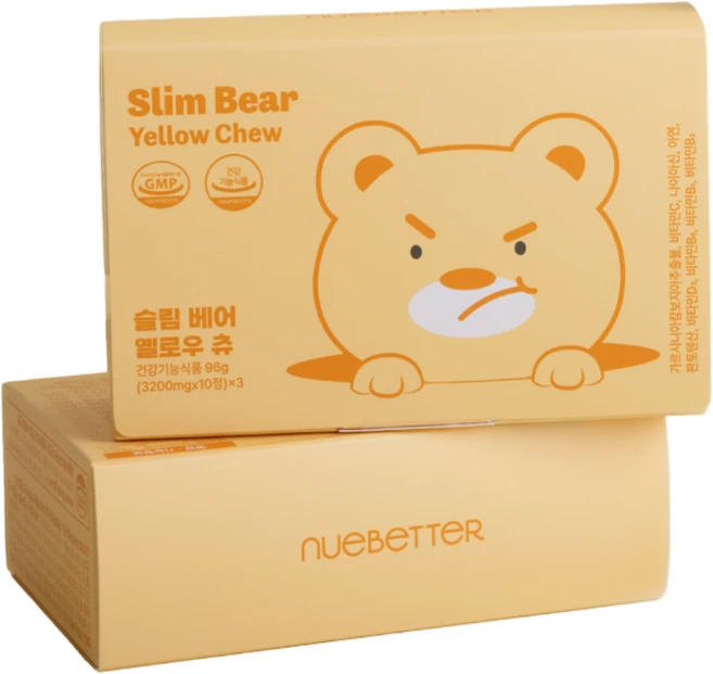[츄어블 다이어트] 뉴베러 슬림 베어 캔디 가르시니아 체지방 감소 탄수화물컷팅, 1박스, 30정 - 쿠팡