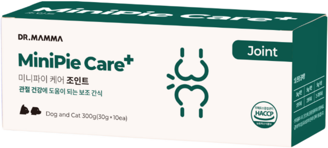 [공식몰]닥터맘마 미니파이 케어 강아지 고양이 처방 습식 캔 간식 30gx10캔, 300g, 1개, 조인트(관절)