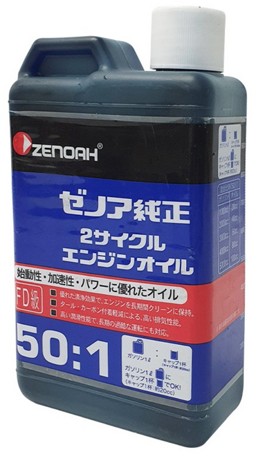 ZENOAH 제노아 2행정 2싸이클오일 50:1 제노아오일 1L, 1개