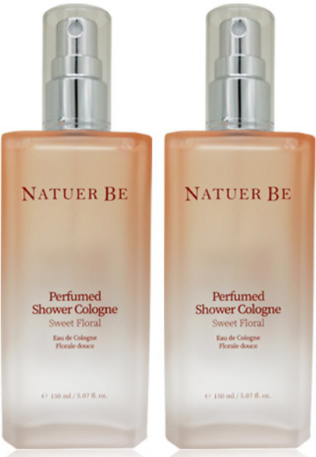 네추어 비 퍼퓸드 샤워 코롱 스위트 플로랄 150ml X 2개