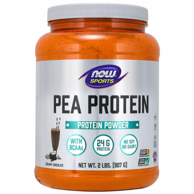 나우푸드 피 프로틴 파우더 단백질 보충제 크리미 초콜릿, 907g, 1개